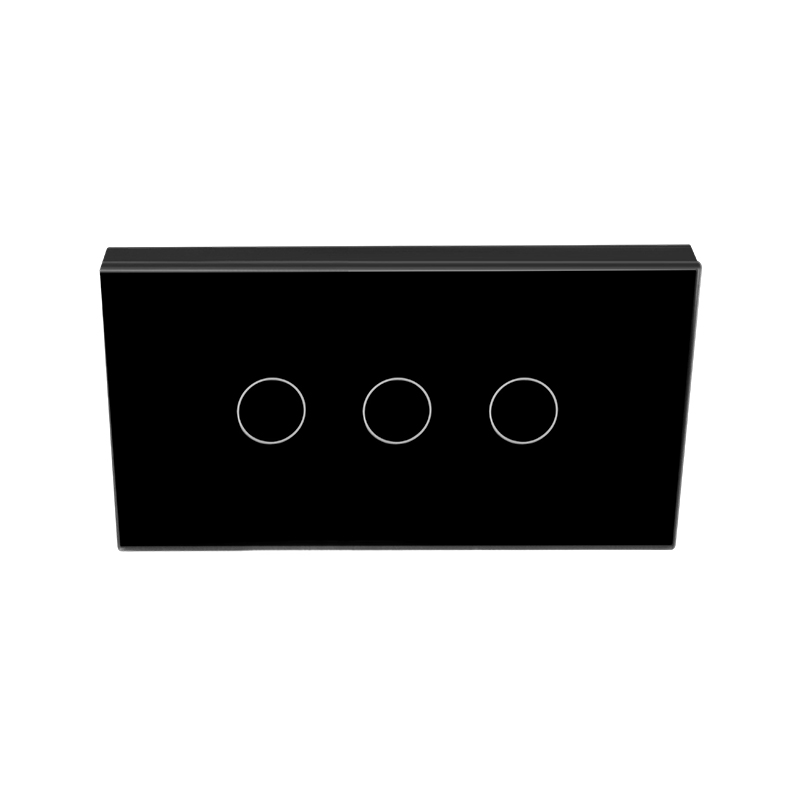 120 Switch-Black-3-Gang Control