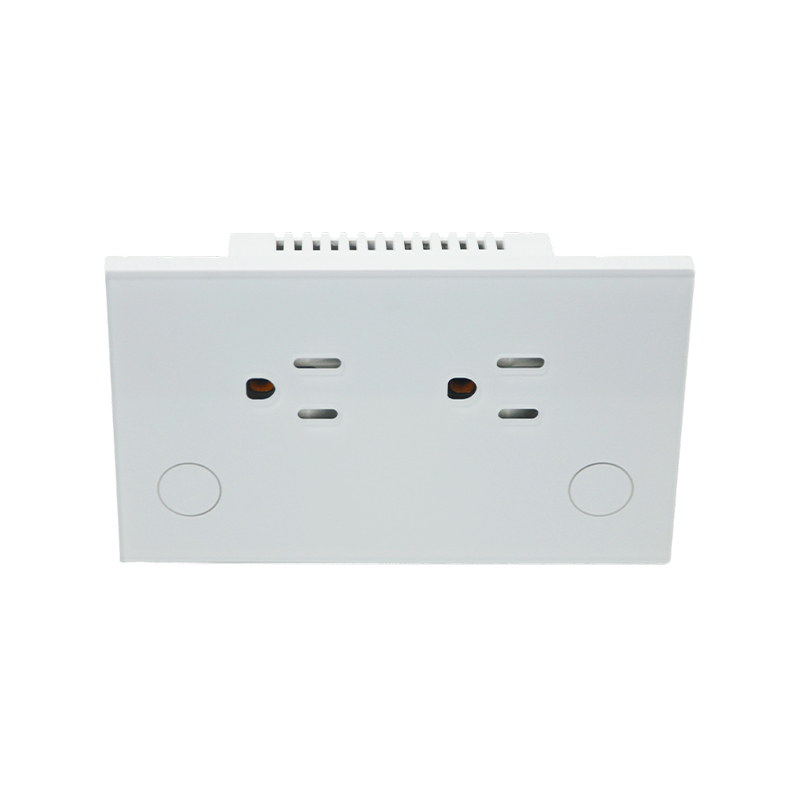 120 Us Standard Socket-2-Gang Control-White