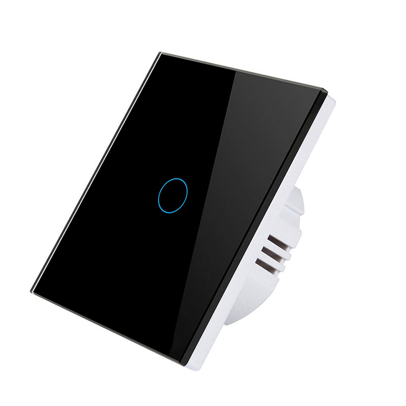86 European Standard Smart Light Switch, 1-Way Touch Wi-Fi Model
