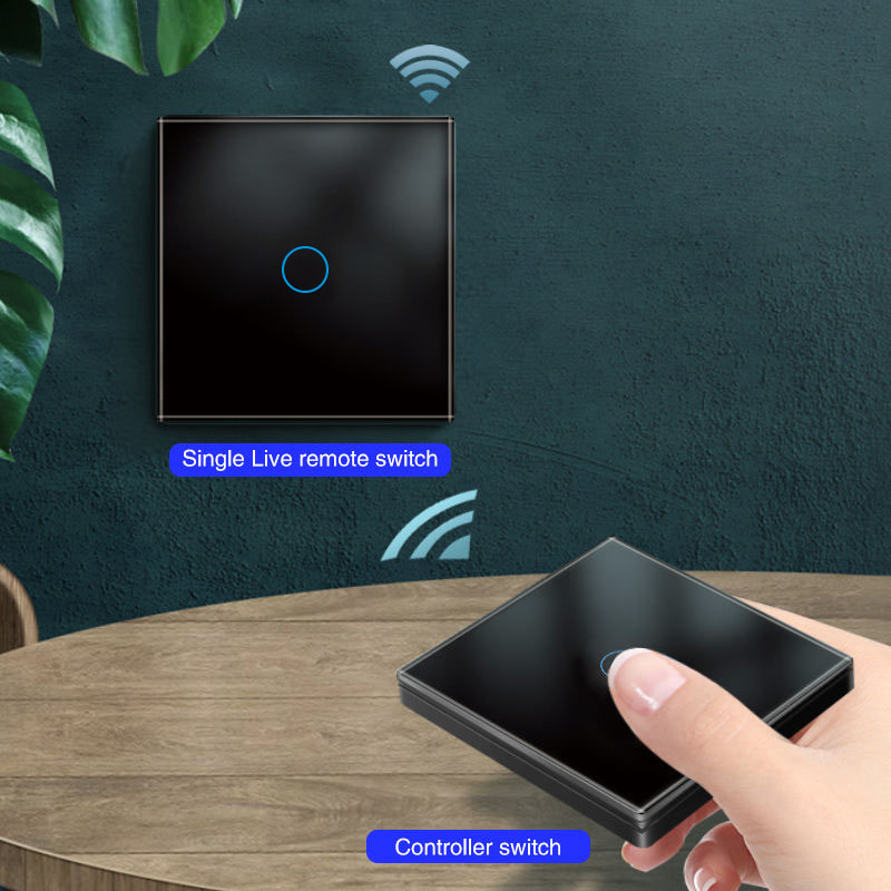 86 European Standard Smart Light Switch, 1-Way Touch Wi-Fi Model