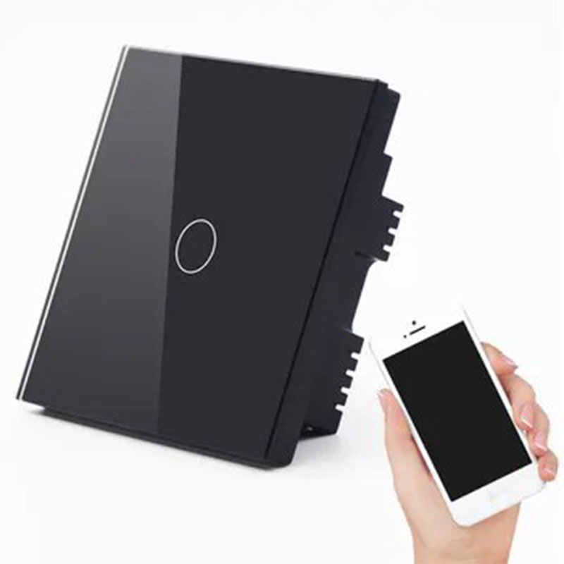 86 European Standard Smart Light Switch, 1-Way Touch Wi-Fi Model