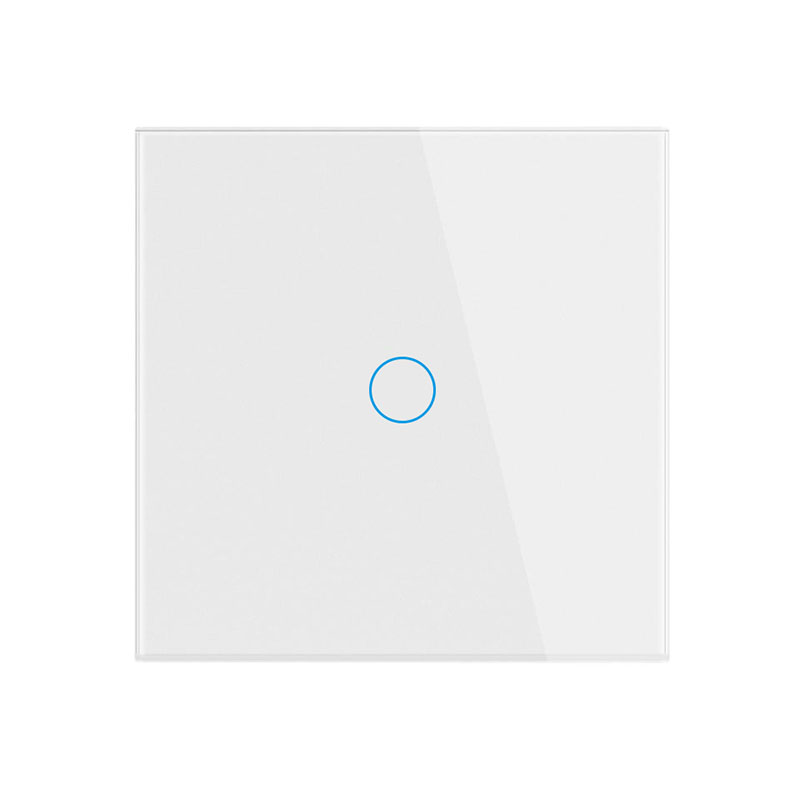 86 European Standard Smart Light Switch, 1-Way Touch Wi-Fi Model