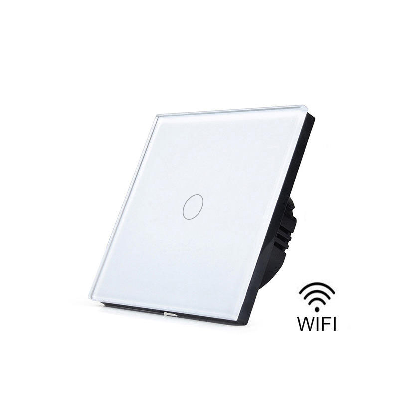 86 European Standard Smart Light Switch, 1-Way Touch Wi-Fi Model