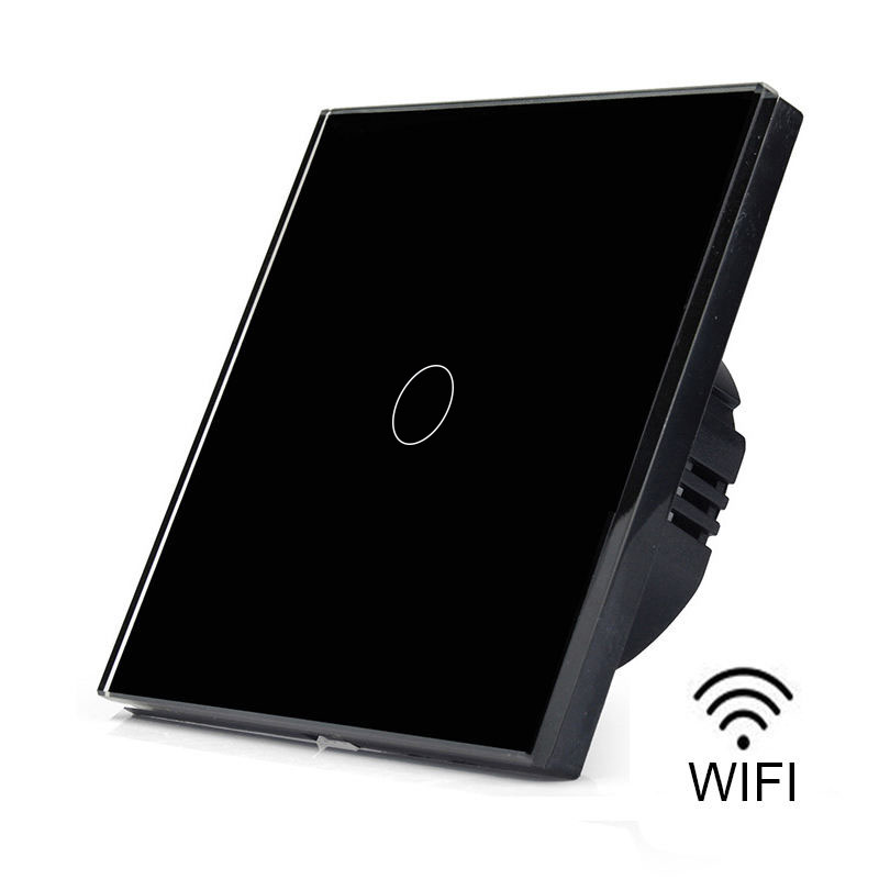 86 European Standard Smart Light Switch, 1-Way Touch Wi-Fi Model