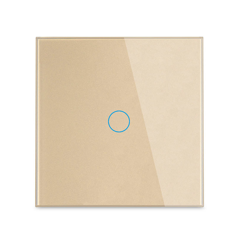 86 European Standard Smart Light Switch, 1-Way Touch Wi-Fi Model